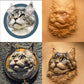 Leather carved pet commemorative plaque